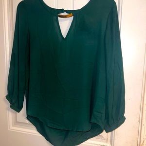 XL Meraki bundle - Green sheer top w/tags, Red lace top w/o tag